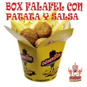 BOX GRANDE  FALAFEL Y PATATAS.