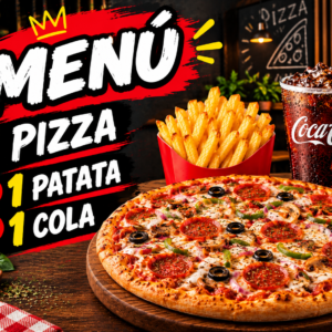 Menú Pizza Mediana