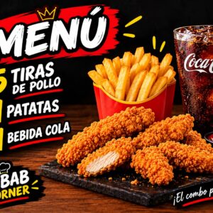 Menú 5 Tiras para 1
