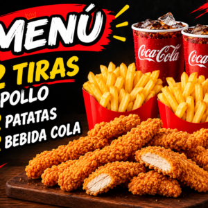 Menú 12 Tiras para 2