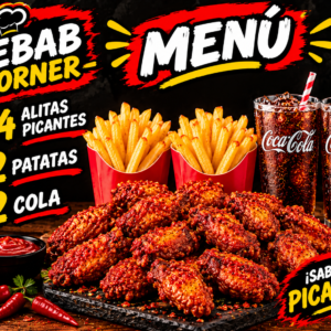 Menú 14 Alitas Picantes para 2