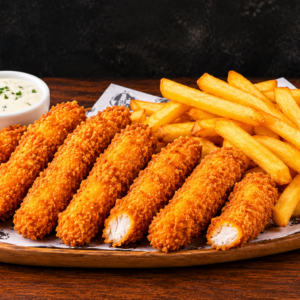 Palitos de pollo (7und) con patata